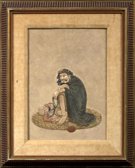 Framed Chinese Mosaic Picture of an