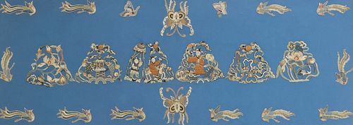 FRAMED CHINESE SILK EMBROIDERY