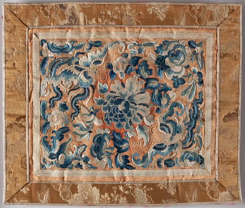 FRAMED CHINESE SILK