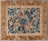 FRAMED CHINESE SILK EMBROIDERY