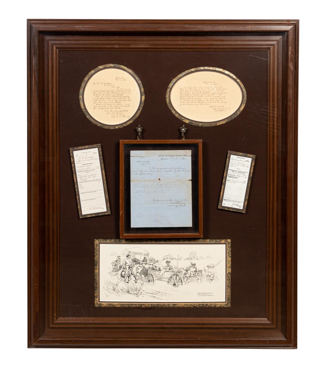 FRAMED CIVIL WAR "MEDICAL