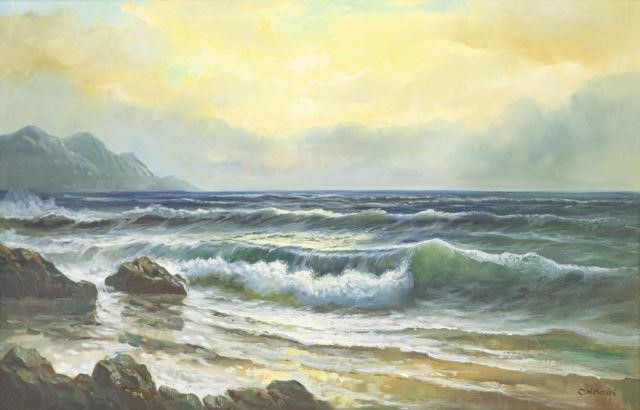 FRAMED C.N. MAAS OIL ON CANVAS