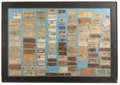 FRAMED COLLECTION OF OVER 100