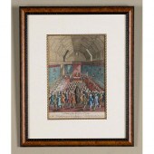 FRAMED COLOR PRINT, A VIEW OF
