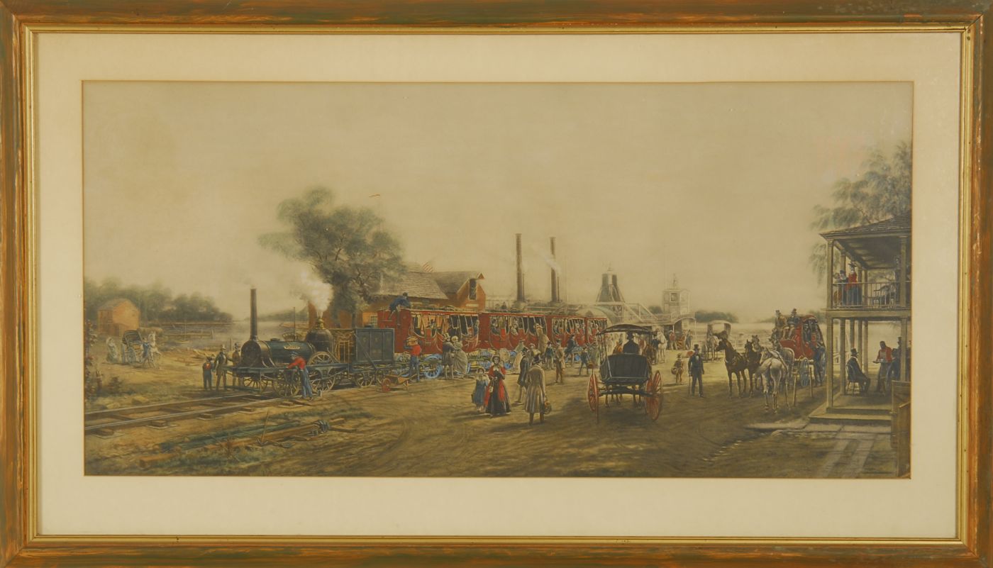 FRAMED COLORED PRINTEarly 20th