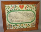 FRAMED COLORFUL BIRTH & BAPTIS