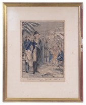 FRAMED CURRIER PRINT OF WASHIN