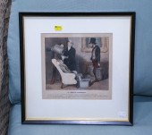 FRAMED DAUMIER MEDICAL CARICAT