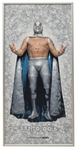 FRAMED DECORATIVE LUCHA LIBRE