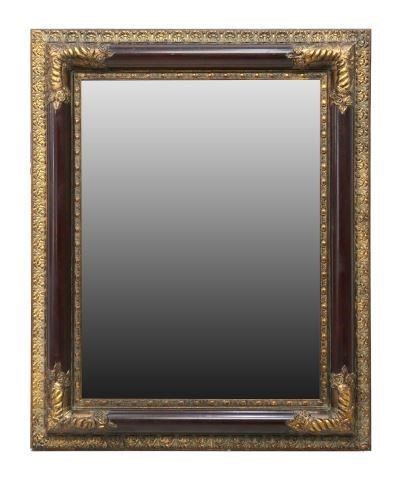 FRAMED DECORATIVE PARCEL-GILT