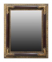 FRAMED DECORATIVE PARCEL-GILT