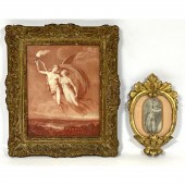 Framed detail of a Putti by Pa