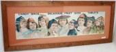 FRAMED EARLY 20TH CENTURY CAND