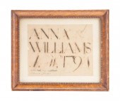 FRAMED EARLY AMERICAN PENMANSH