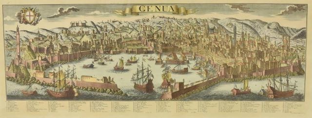 FRAMED ENGRAVING GENOA GEORG