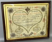FRAMED EPHRATA FORM PRINTED BI