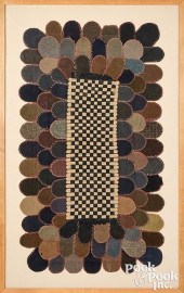 FRAMED FELT TABLE THROW, LATE