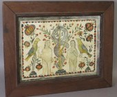 FRAMED FOLK ART REPRODUCTION F