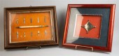 FRAMED FOUNTAIN PEN AND FOUR-P