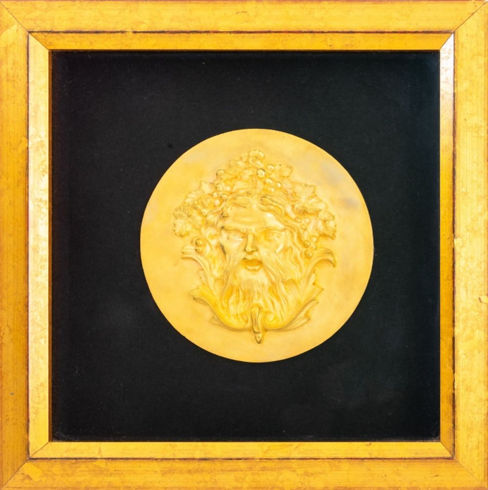 FRAMED FRENCH ORMOLU MASQUE