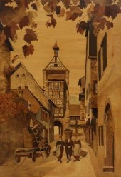 FRAMED FRENCH SPINDLER MARQUET