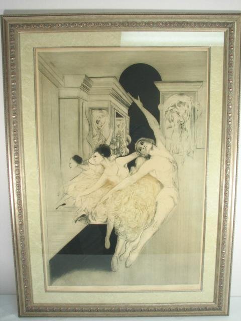 Framed G. H. Rothe engraving titled