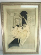 Framed G. H. Rothe engraving t
