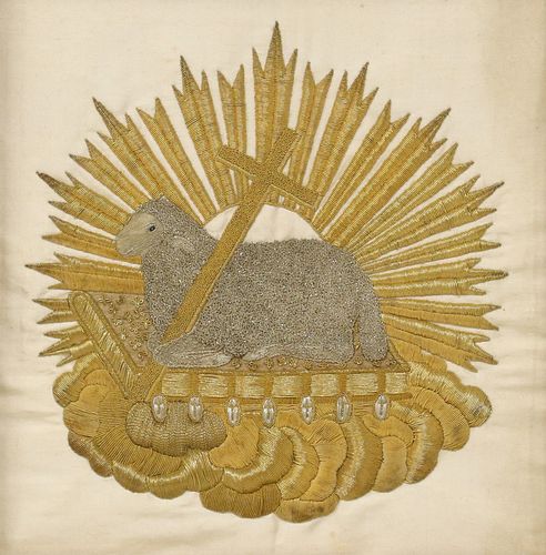 FRAMED GOLDWORK EMBROIDERY CHASUBLE