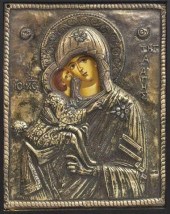 FRAMED GREEK RELIGIOUS ICON, .
