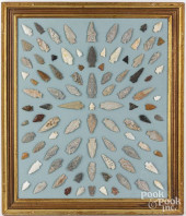 FRAMED GROUP OF NATIVE AMERICA