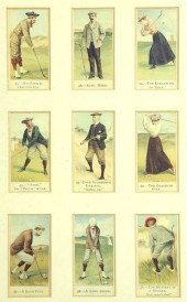 FRAMED GROUP OF NINE COPE'S GO