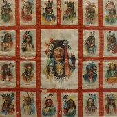 FRAMED GROUP OF TWENTY-ONE AME