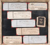 Framed Group of U.S. Navy Yard