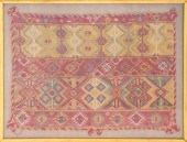 FRAMED HAND WOVEN SOUTH AMERIC