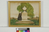 FRAMED HANDCOLORED PRINTED MEM