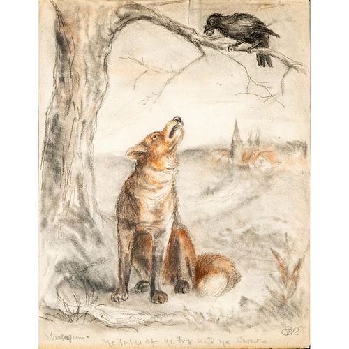 FRAMED HANNAH BARLOW DRAWING,