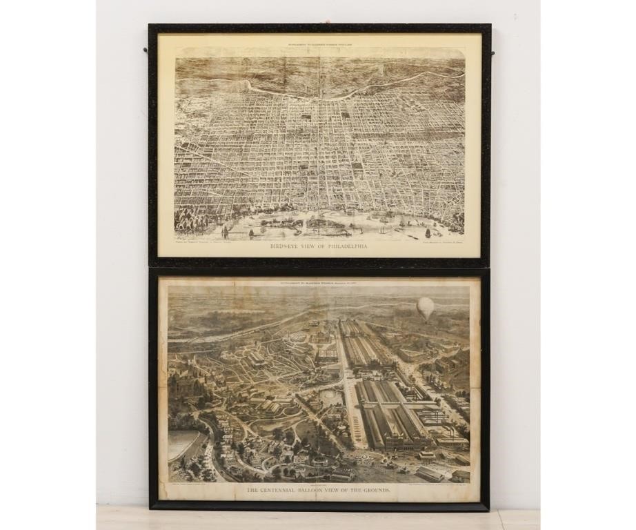 Framed Harper's Weekly print of the