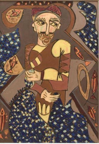 FRAMED HASAN KAPTAN (B.1942) CUBIST