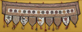 FRAMED HINDU TORAN BEADED DOOR