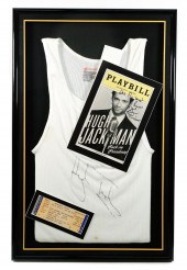 FRAMED HUGH JACKMAN AUTOGRAPHE