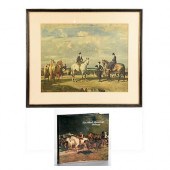 FRAMED HUNTING PRINT, AFTER SI