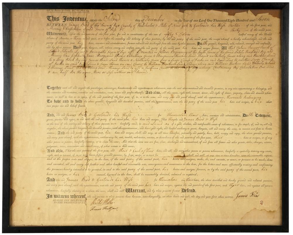 FRAMED INDENTURE DOCUMENTCondition: