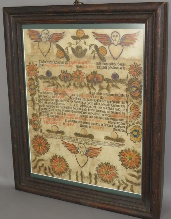 FRAMED INK & WATERCOLOR ENHANCED