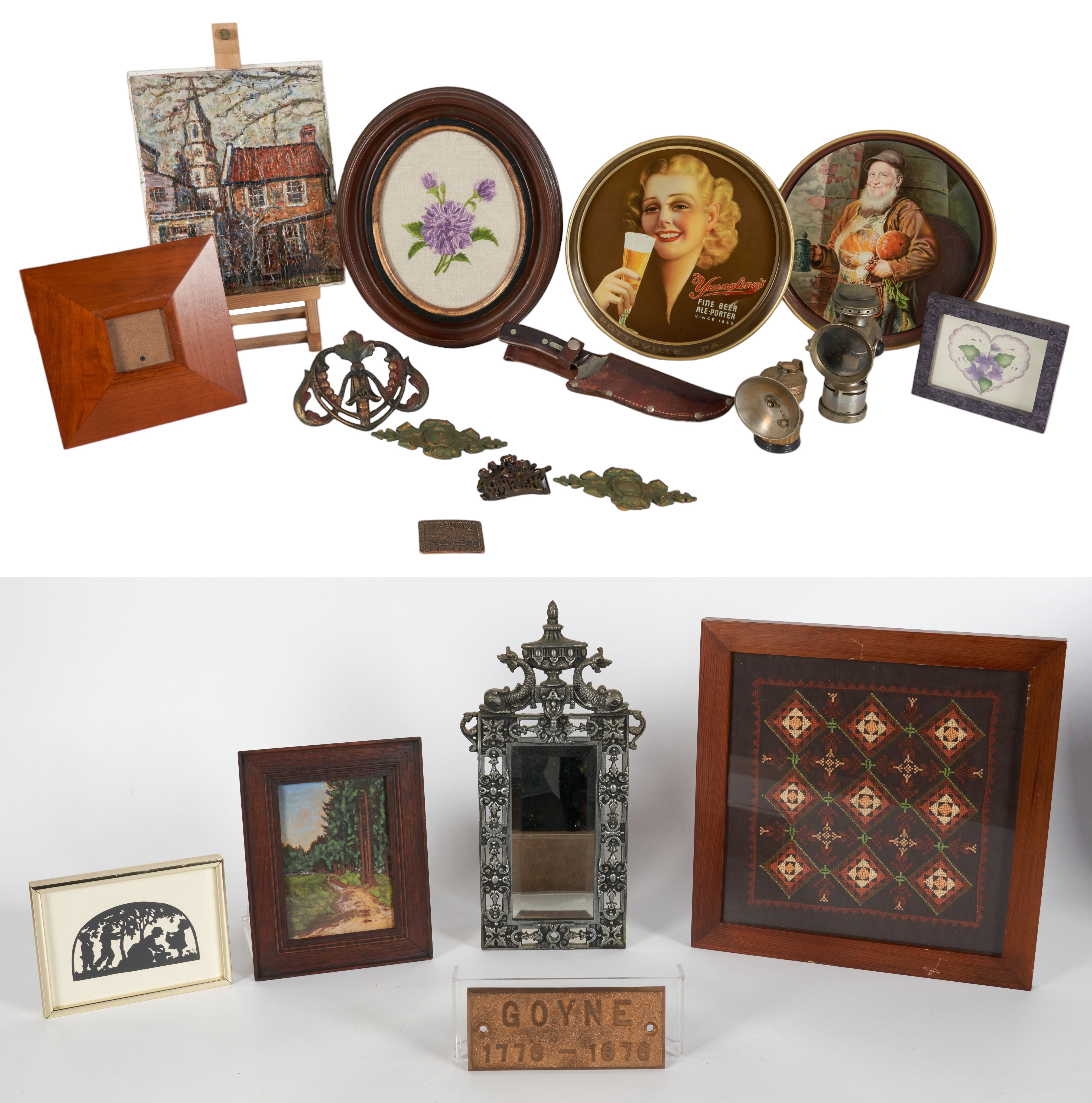 Framed Items, Lanterns,