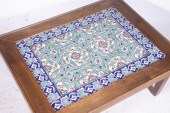 FRAMED IZNIK TILES Mahogany Fr
