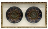 FRAMED JAPANESE CLOISONNE ENAM
