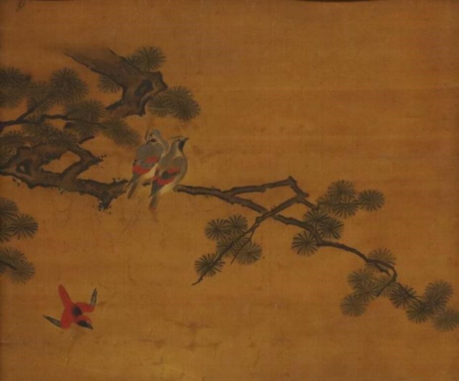 FRAMED JAPANESE SCHOOL BIRDS