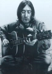 Framed John Lennon Poster & Au