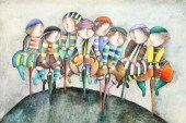 FRAMED JOYCE ROBAL (B.1955) BI