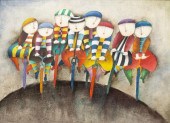 FRAMED JOYCE ROBAL (B.1955) BI